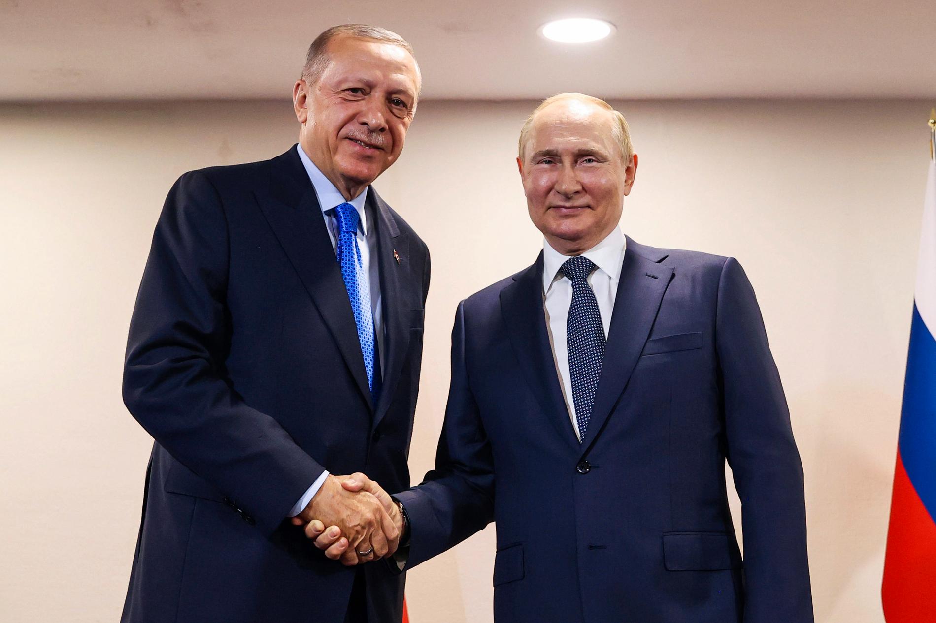 Erdogan och Putin.