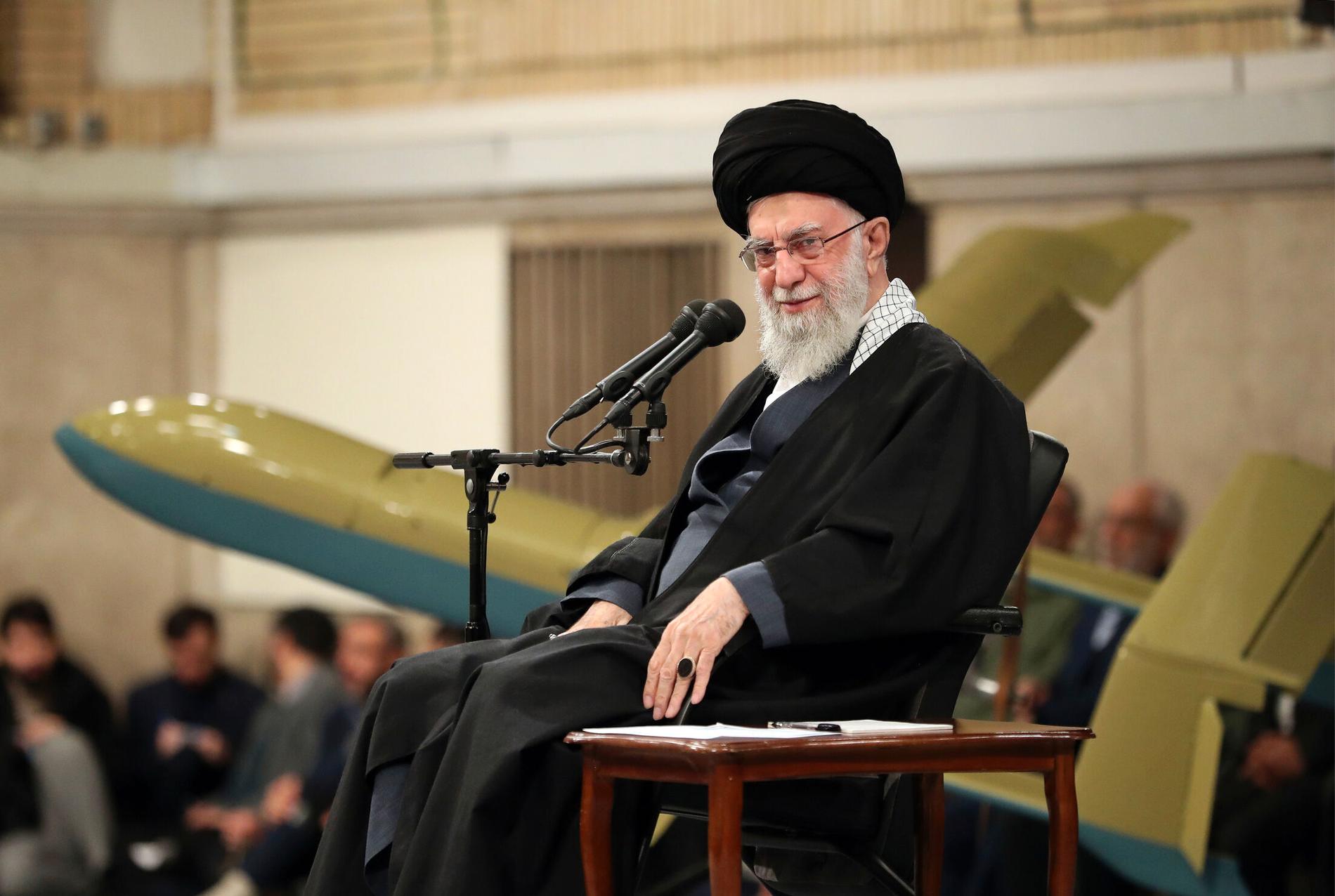 Ayatollah Ali Khamenei, Irans högste ledare. 