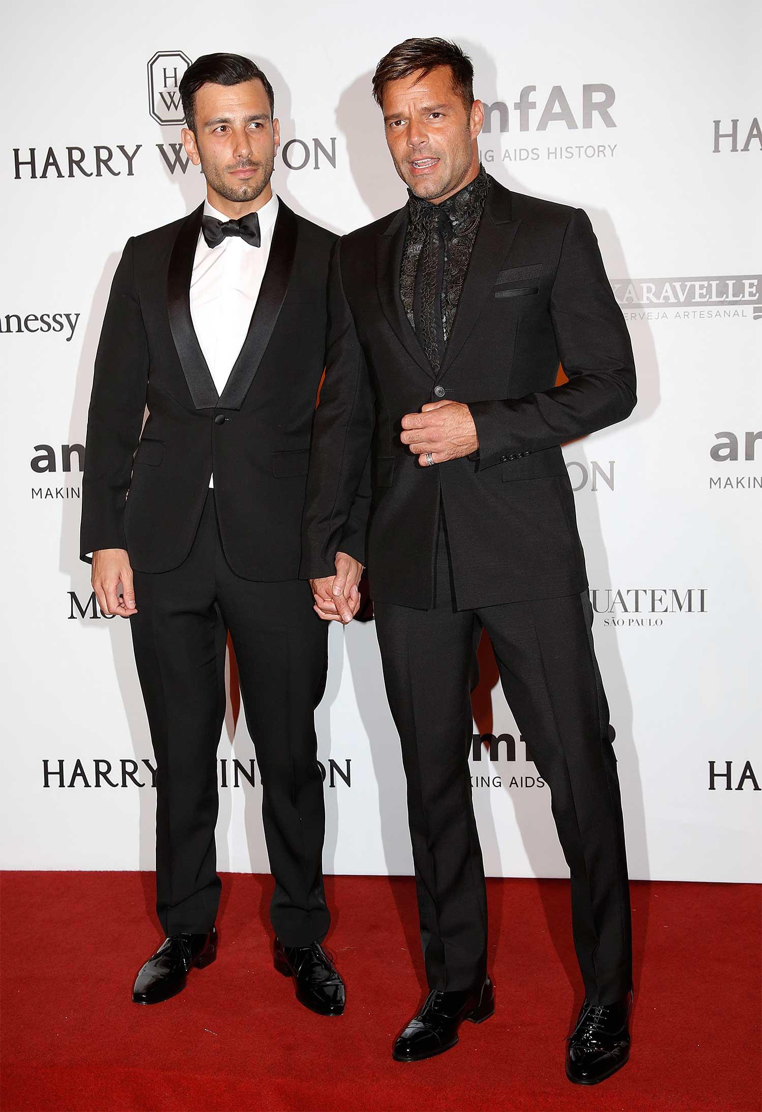 Ricky Martin och svenske Jwan Yosef .