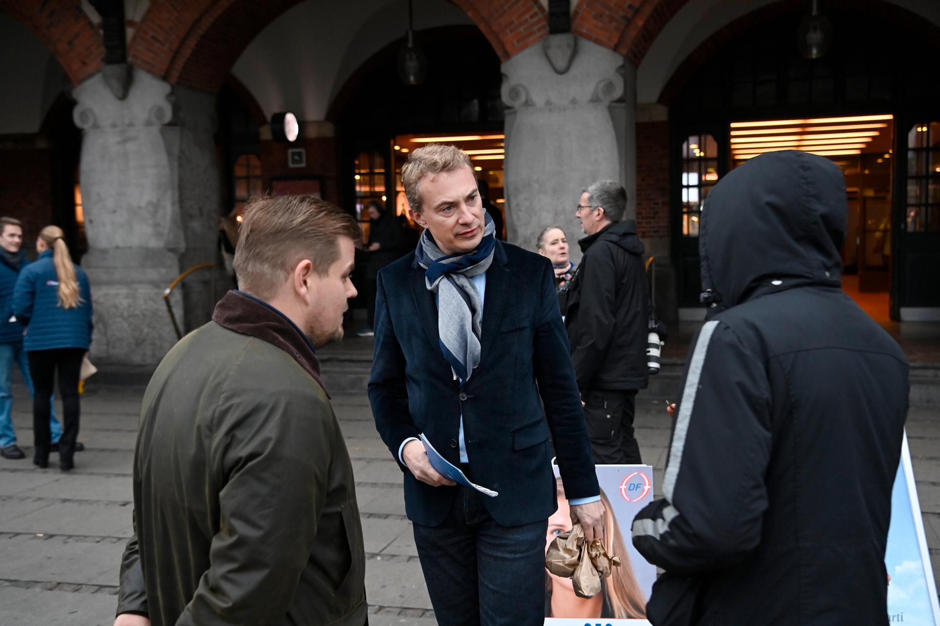 De stora glansdagarna är förbi. Men Morten Messerschmidt är säker på att Dansk folkeparti kommer in i folketinget.