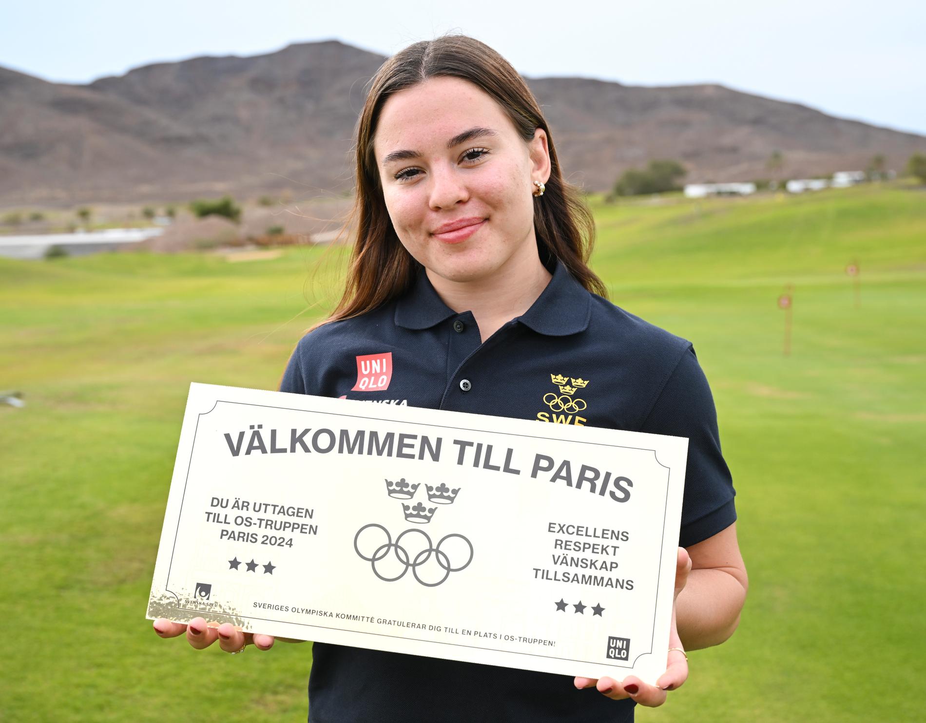 Jonna Malmgren är klar för OS i sommar och nu på god väg mot en ny EM-medalj. Arkivbild.