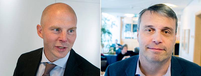 Daniel Kindbergs advokat Olle Kullinger (till vänster) var nöjd efter slutpläderingen.