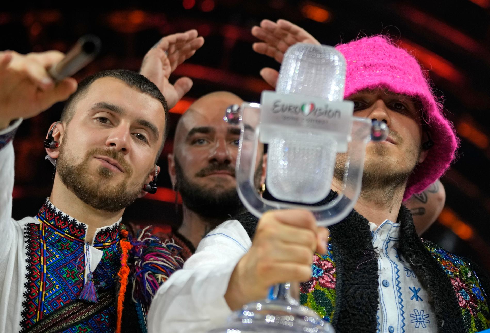Ukraina vann Eurovision song contest.
