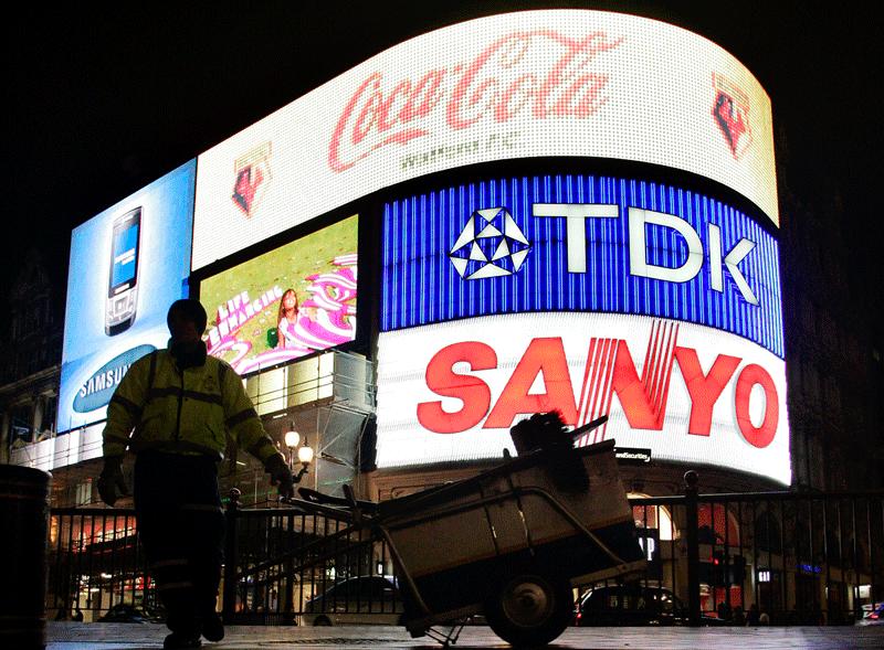 Sanyo som lyst på Piccadilly cirkus sedan 70-talet ska bytas ut mot en modernare skylt.