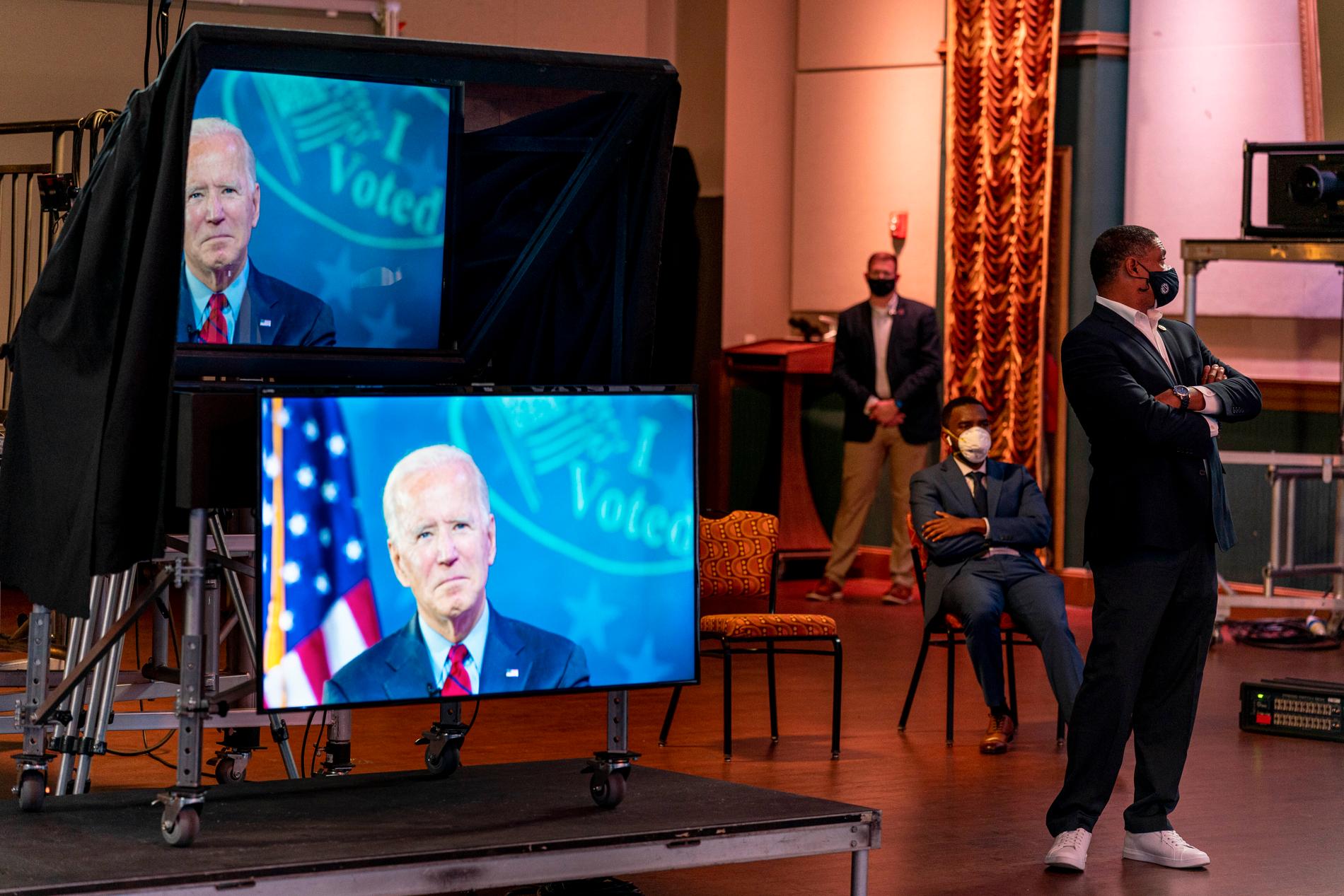Demokraternas presidentkandidat Joe Biden under ett framträdande i "Zoom med Oprah Winfrey" den 28 oktober.
