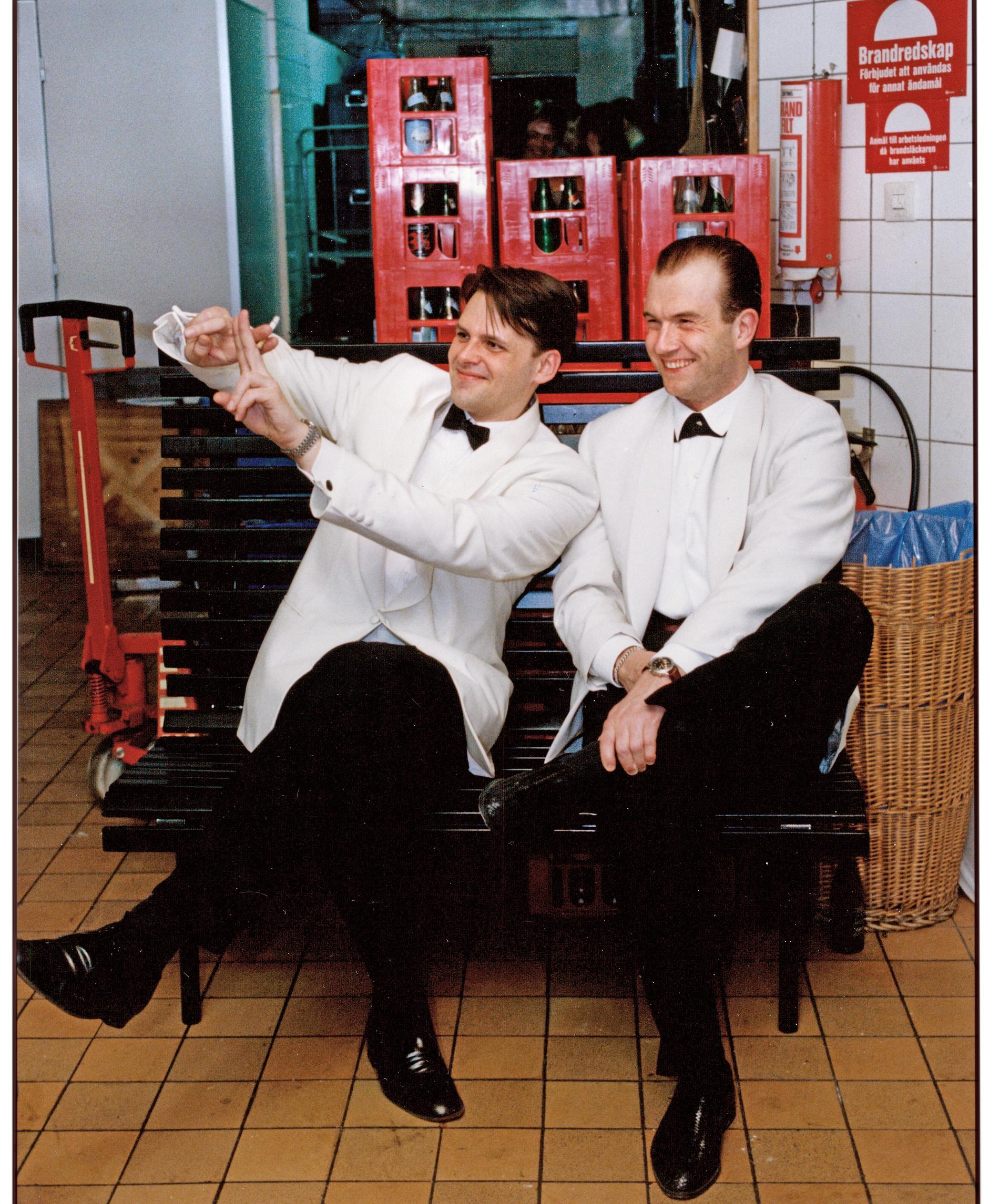Tom Wolgers och Johan Kinde 1992.