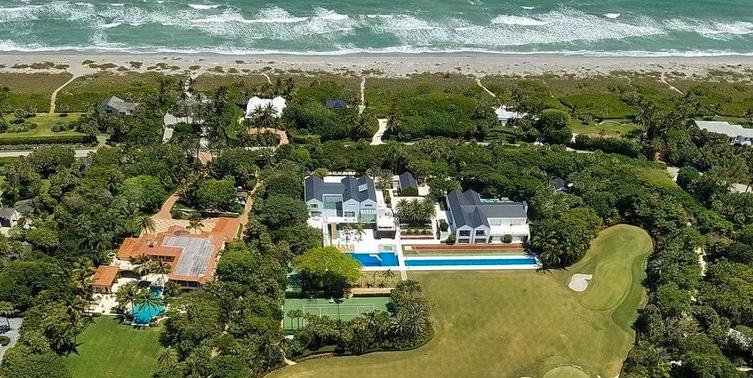 Tiger Woods hus i Florida, värt en halv miljard.