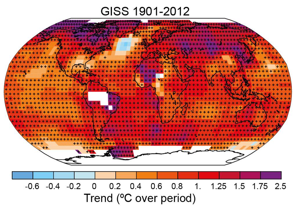 I norra Atlanten finns en plats som tvärtemot stora delar av jordklotet har minskad medeltemperatur. 