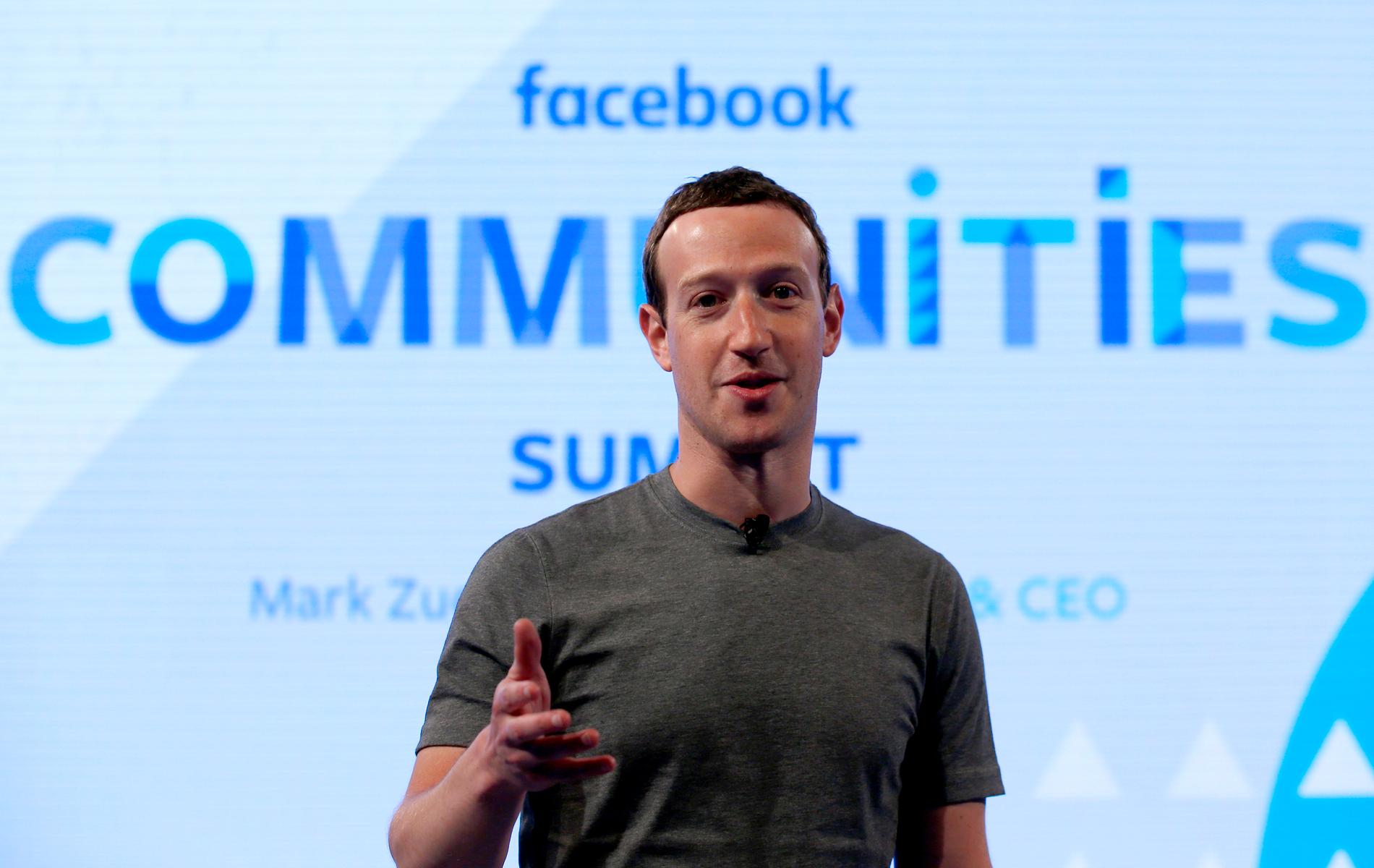 Facebookgrundaren och vd:n Mark Zuckerberg.
