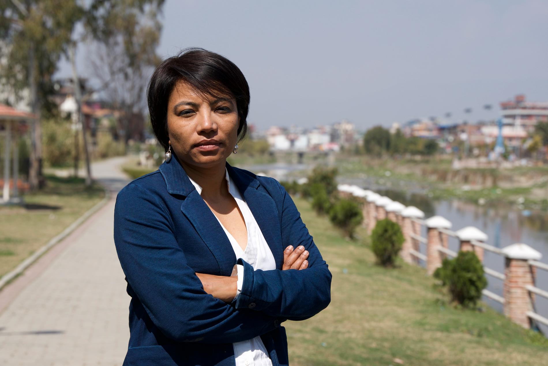 Subina Shrestha, nepalesisk journalist och dokumentärfilmare.