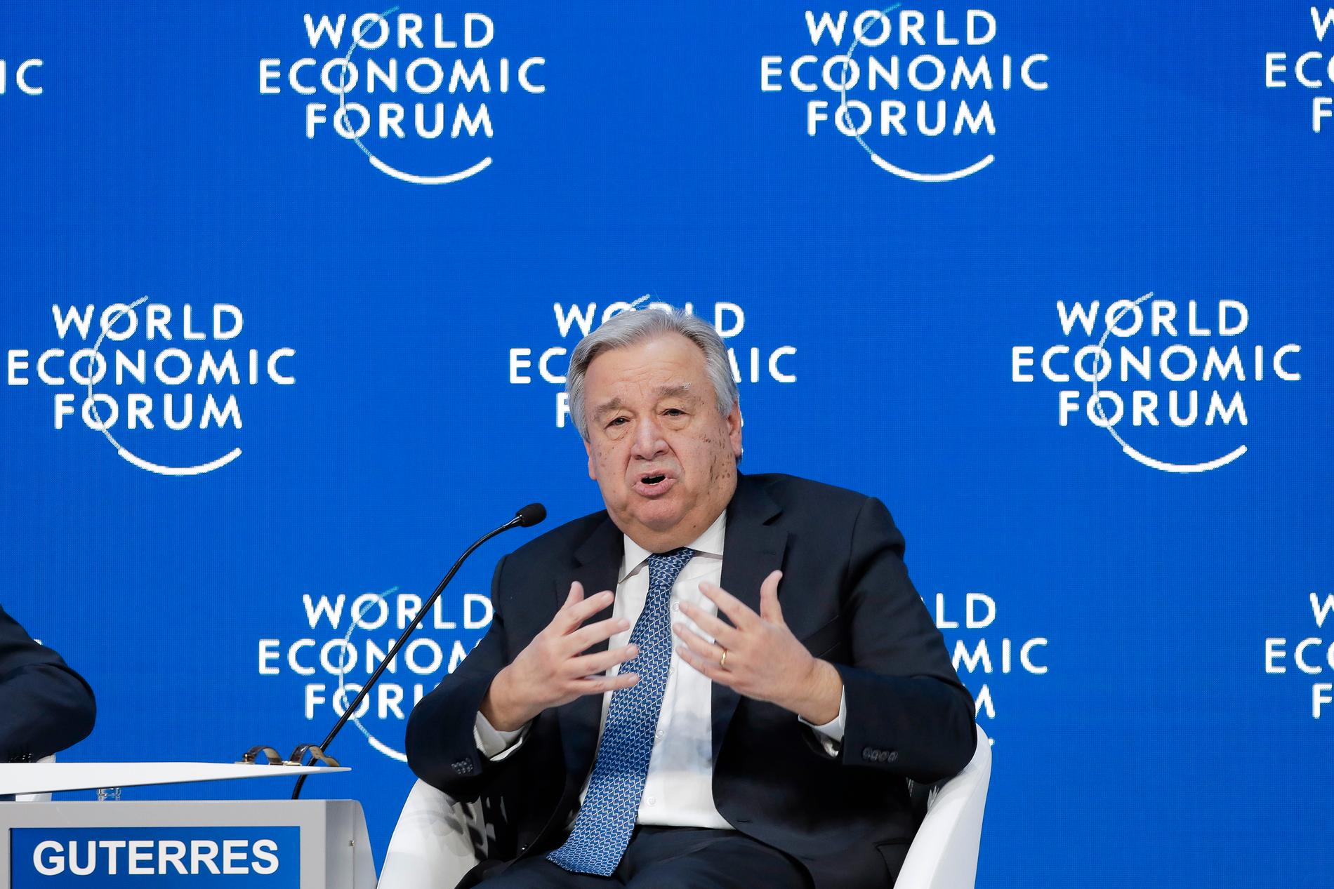 FN:s generalsekreterare António Guterres manar till ”maximal återhållsamhet”.