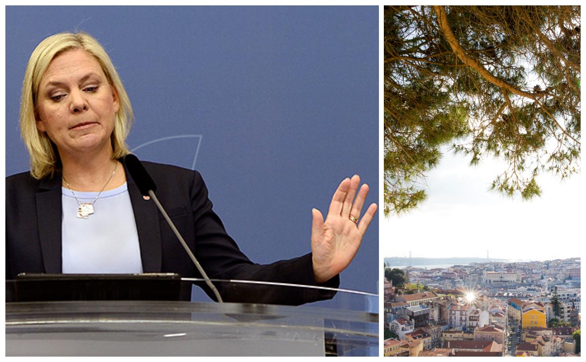 Finansminister Magdalena Andersson godtar inte Portugals kalla hand i skattefrågan.