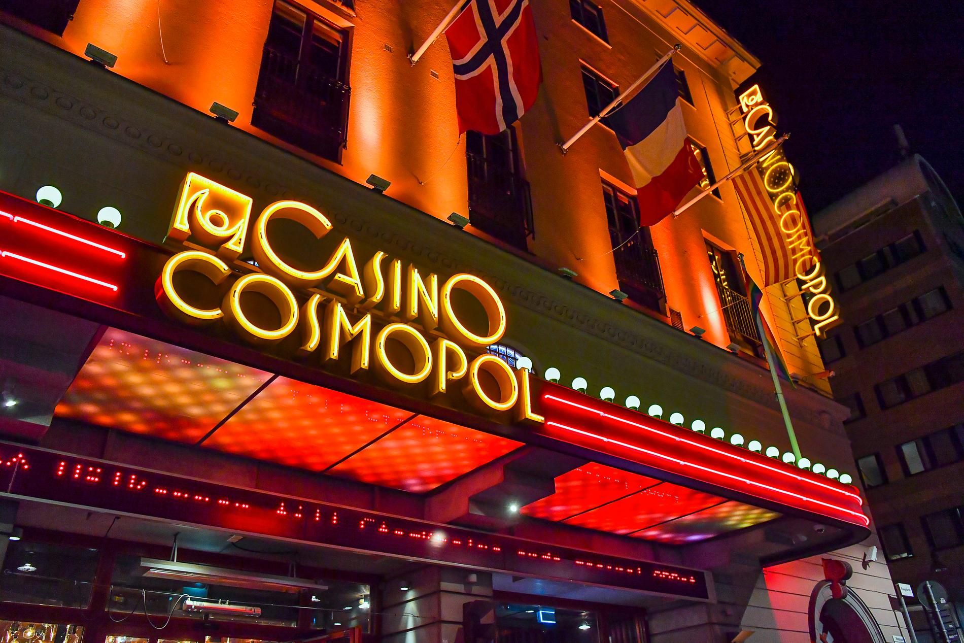 Casino Cosmopol i Stockholm (bilden) berörs inte av att bolaget stänger ned sitt casino i Sundsvall. Arkivbild.