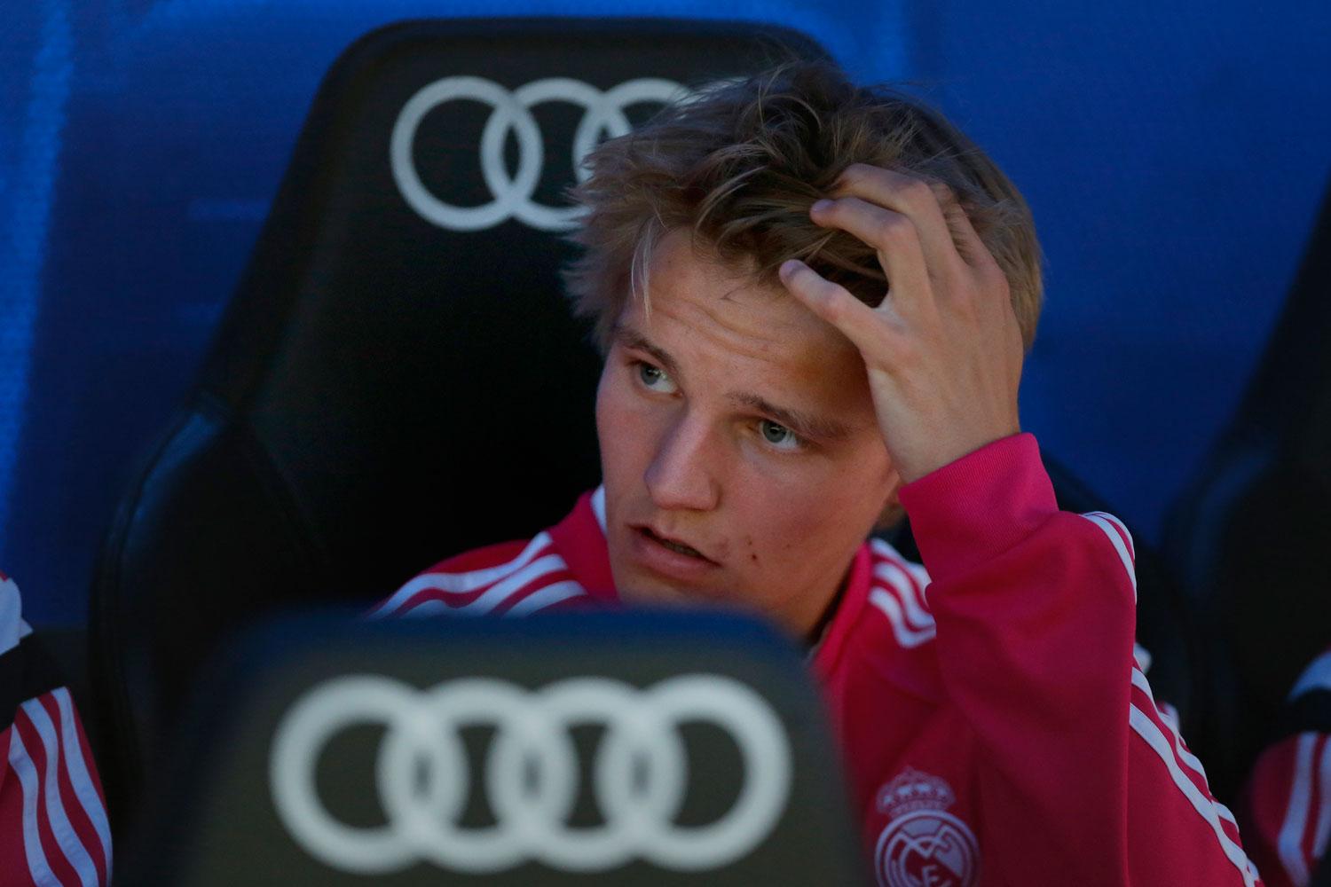 Martin Ödegaard har inte blivit en succé i Real Madrid.