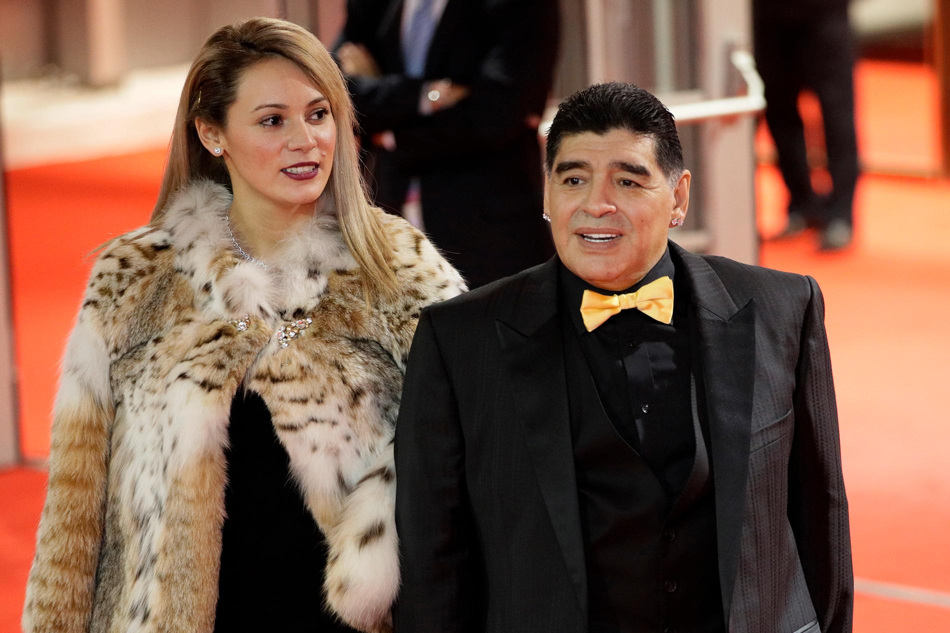 Maradona och ex-flickvännen Rocio Oliva