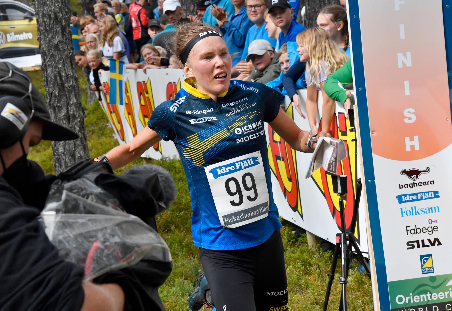 Tove Alexandersson kommer att springa sistasträckan för Sverige. Arkivbild.