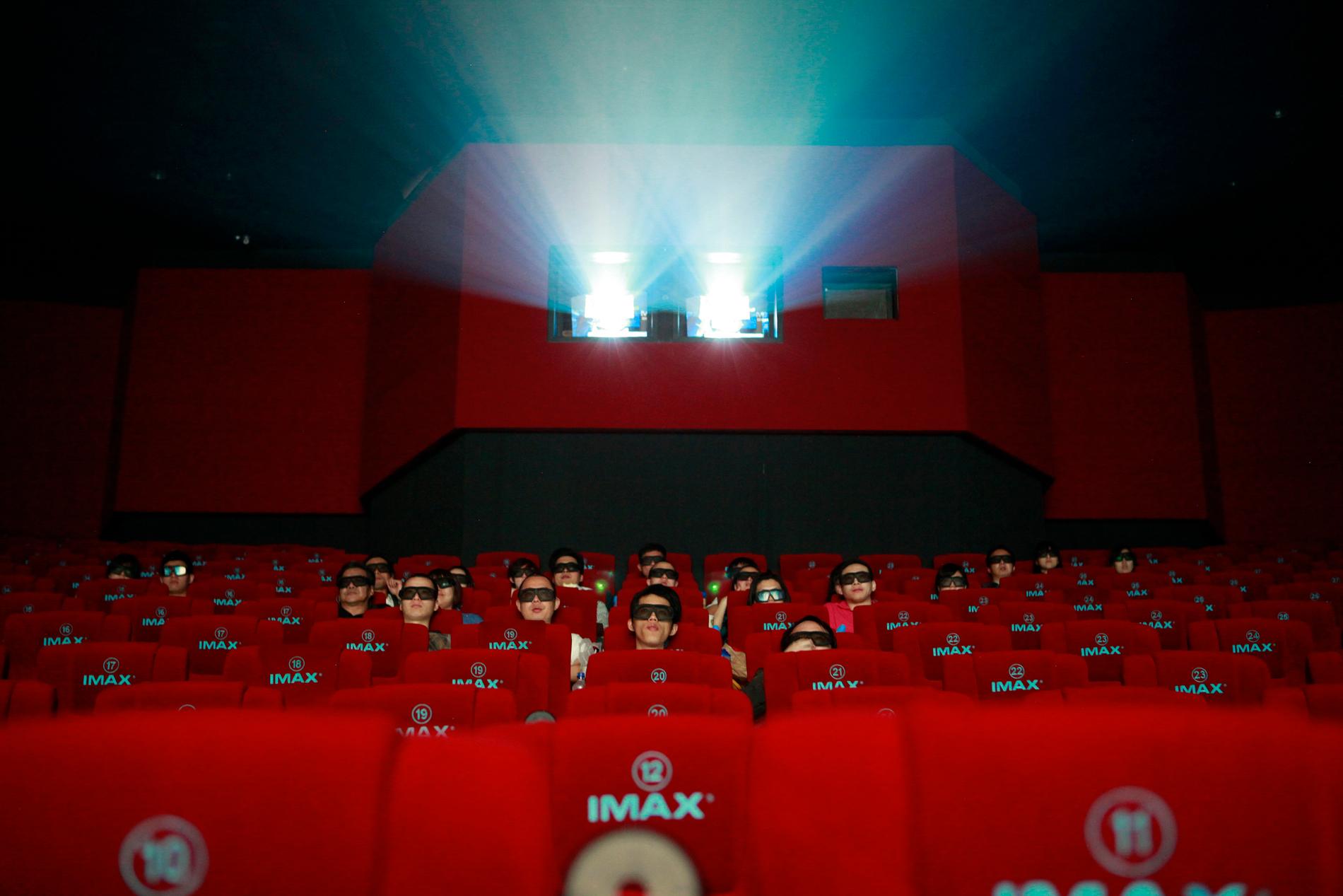 En biograf i Peking 2013. Arkivbild.