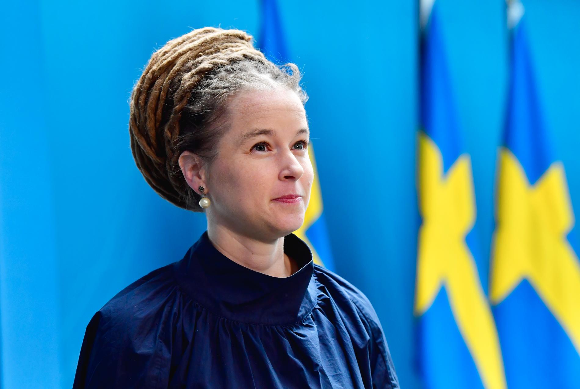 Kultur- och ungdomsminister Amanda Lind (MP). Arkivbild.