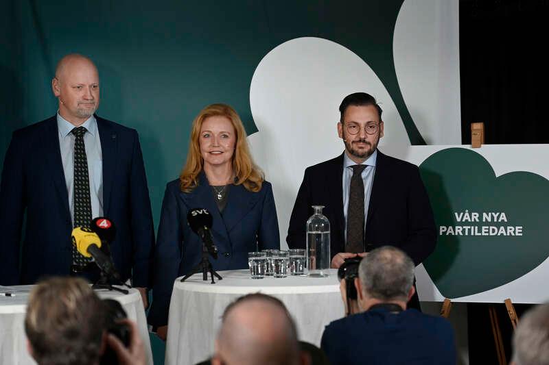 Daniel Bäckström, Elisabeth Thand Ringqvist och Muharrem Demirok kandiderar till partiledare i centern