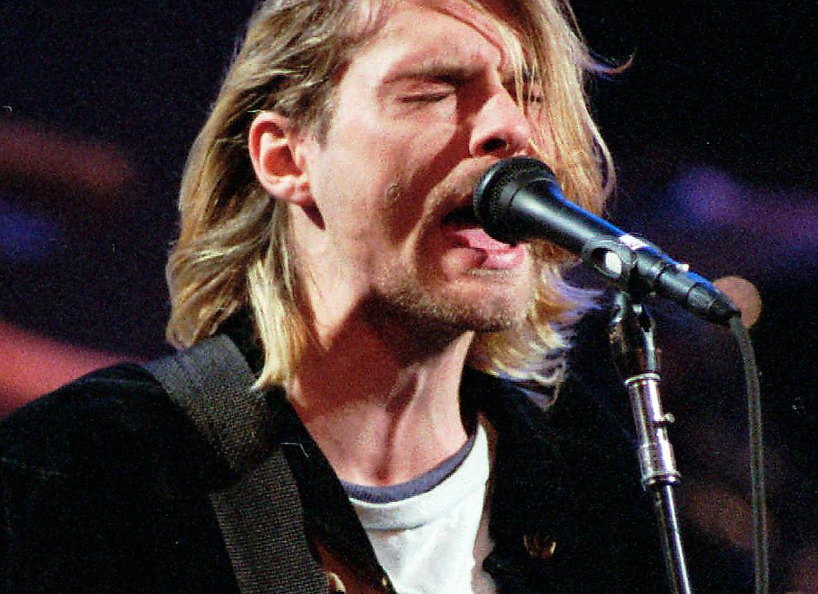 Kurt Cobain (1967–1994), sångare och frontfigur i Nirvana. Foto: AP