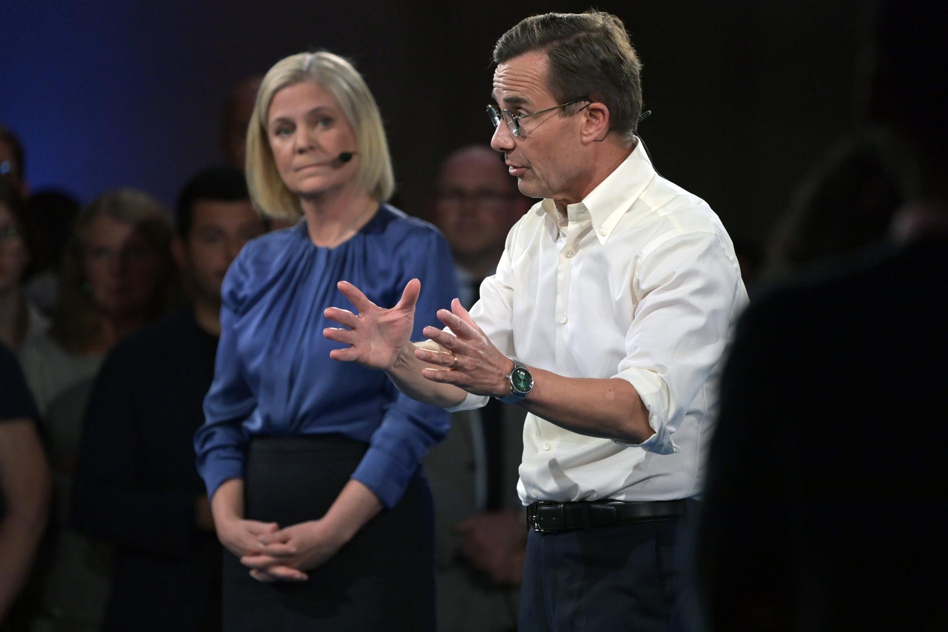 Magdalena Andersson och Ulf Kristersson.