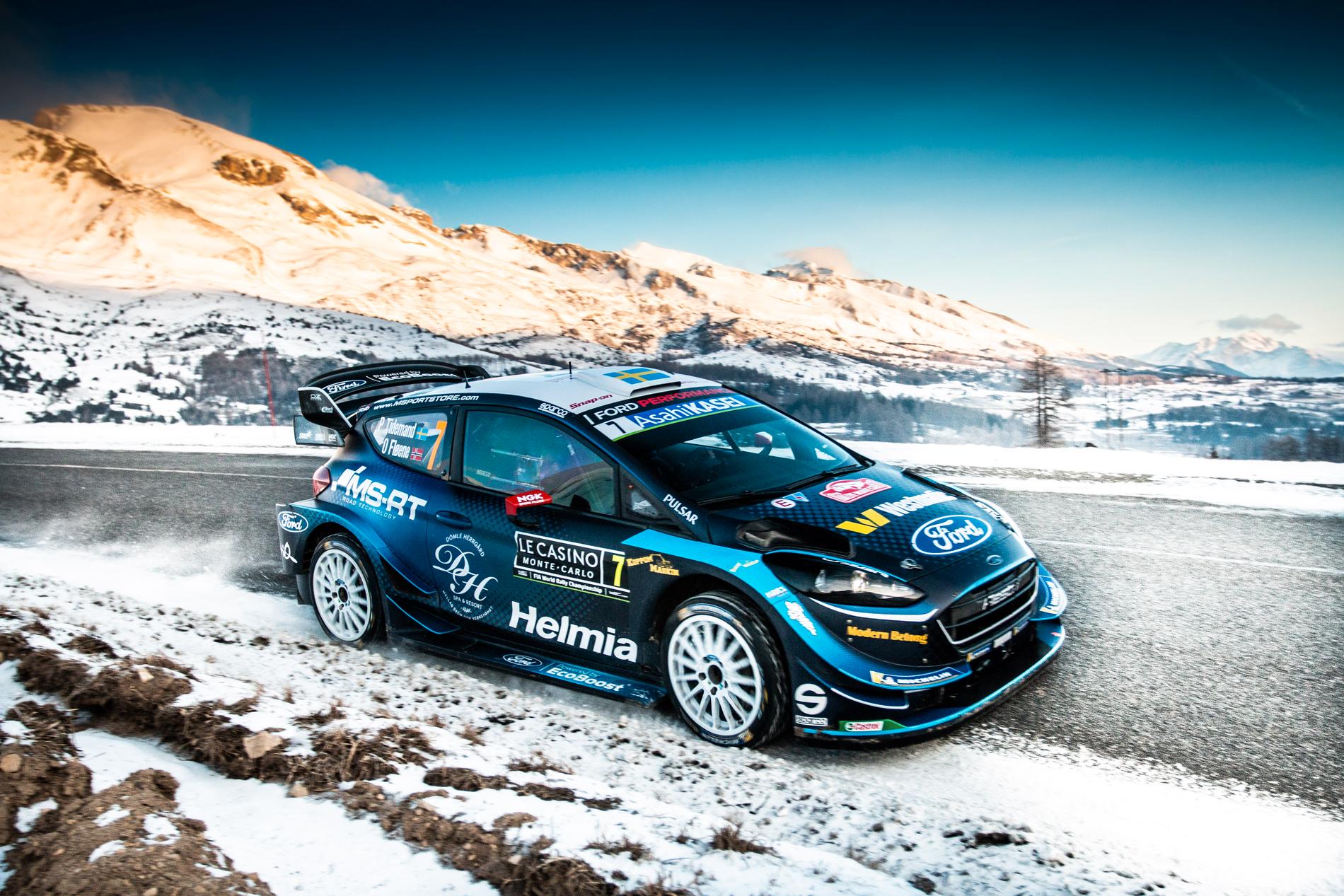 Pontus Tidemand åtta när Sebastien Ogier vann WRC i Rally Monte Carlo 2019