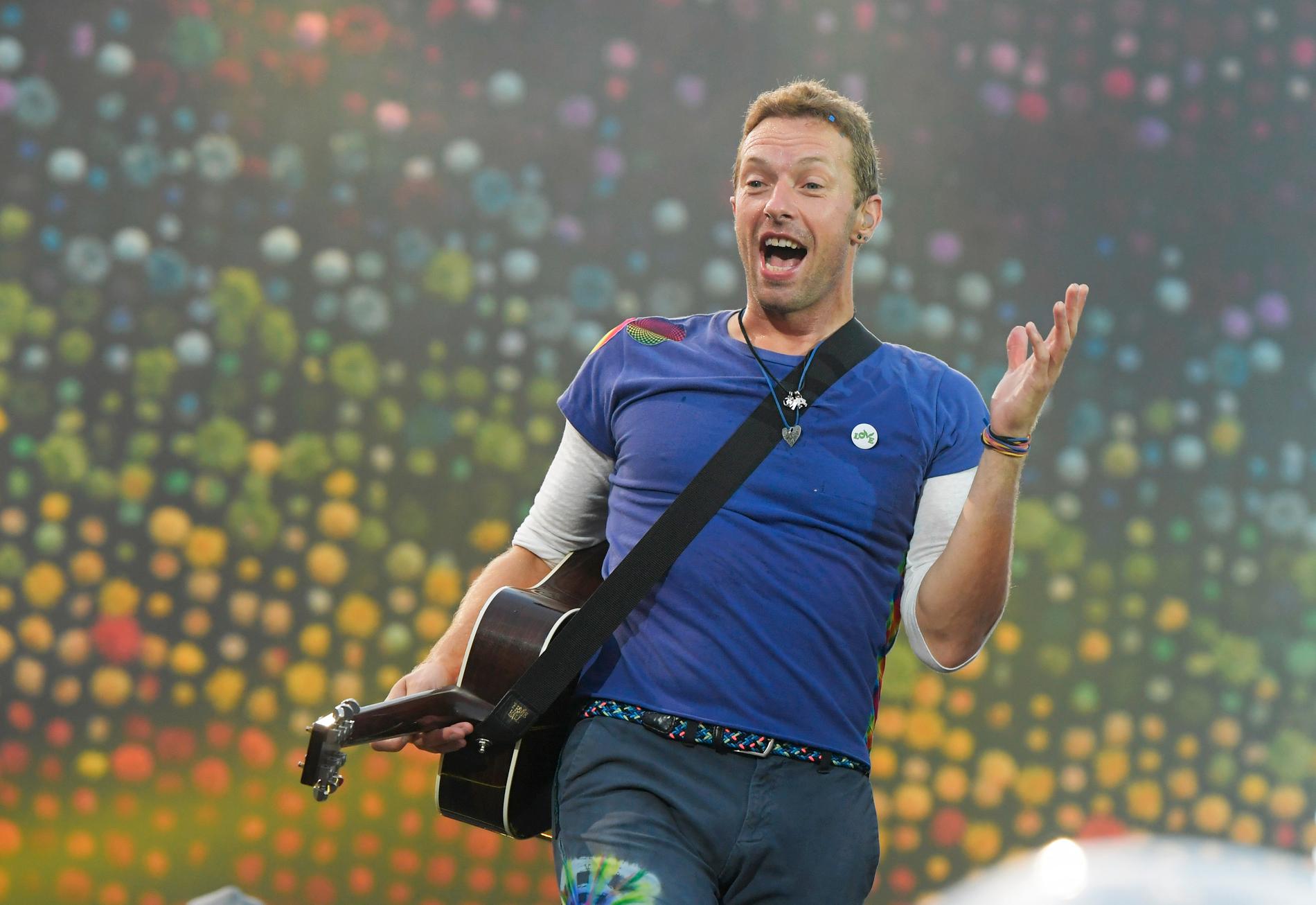 "Chris Martin, sångare i Coldplay.