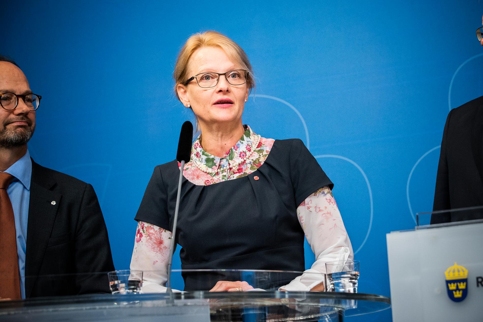 Migrationsminister Heléne Fritzon.