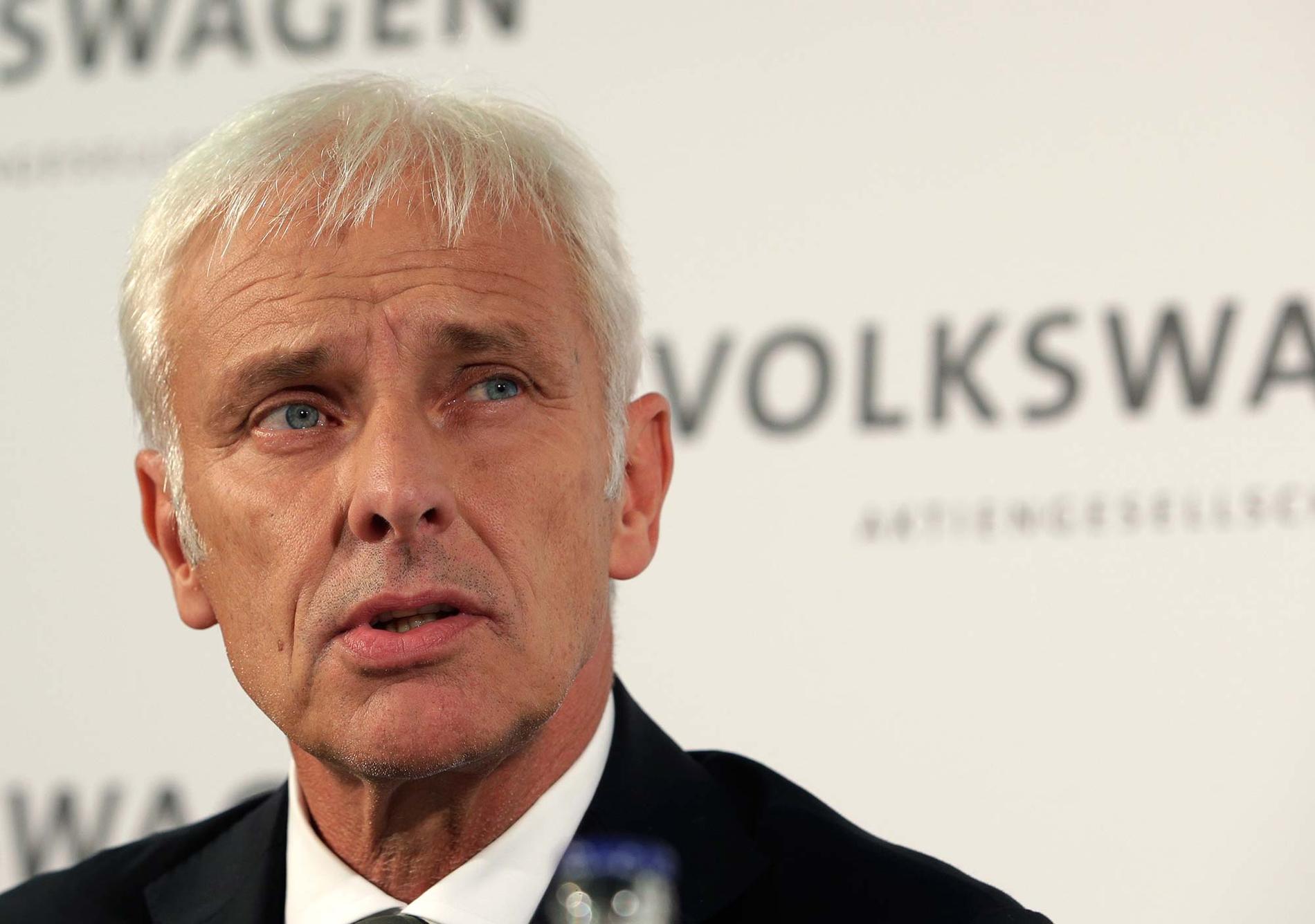 Volkswagen-koncernens vd Matthias Müller.