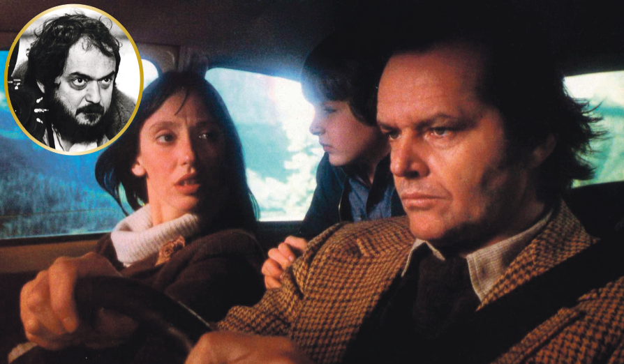 Shelley Duvall, Jack Nicholson och Danny Lloyd i Stanley Kubricks ”The shining”.