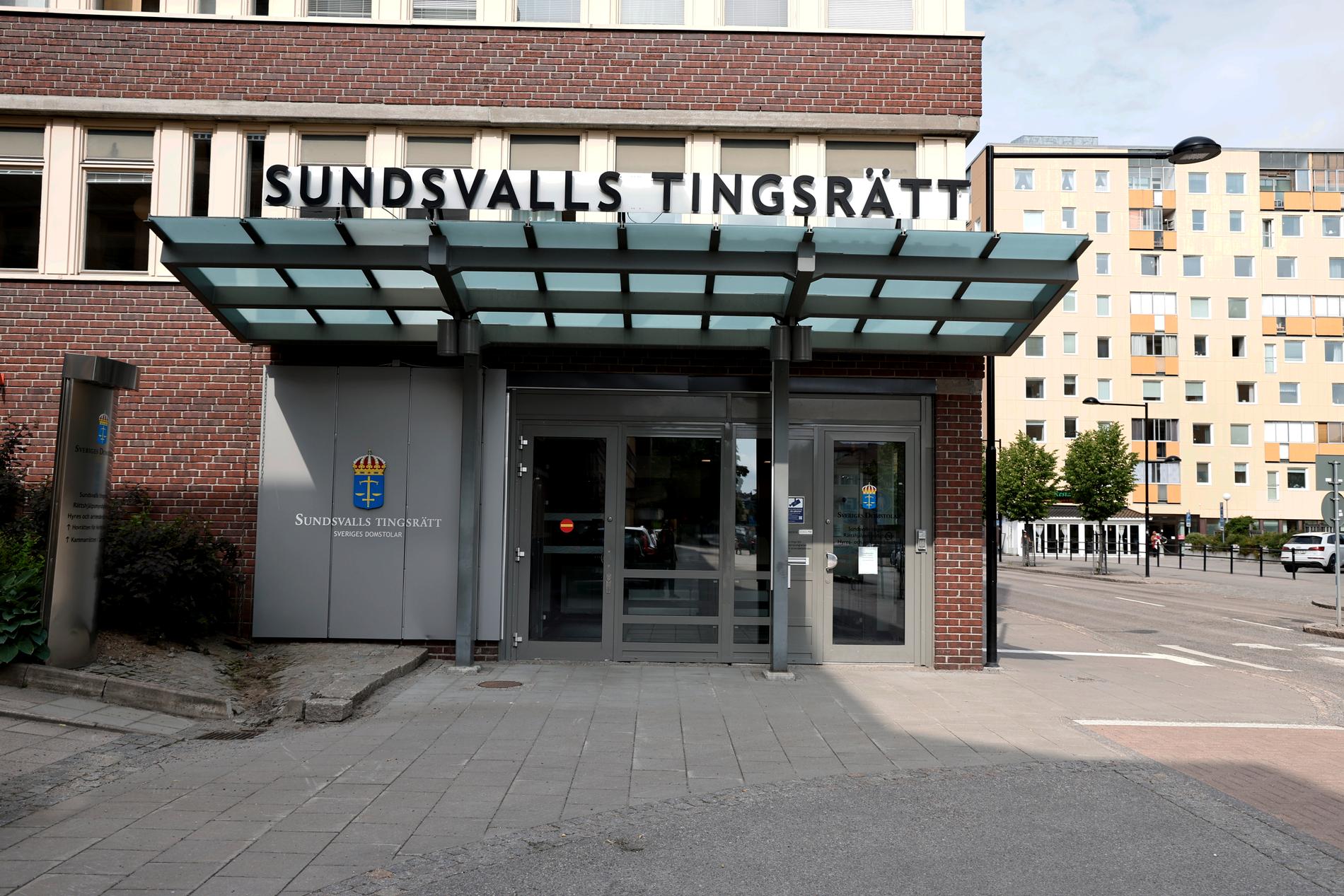 Den misstänkte mannen förhördes i Sundsvall. 