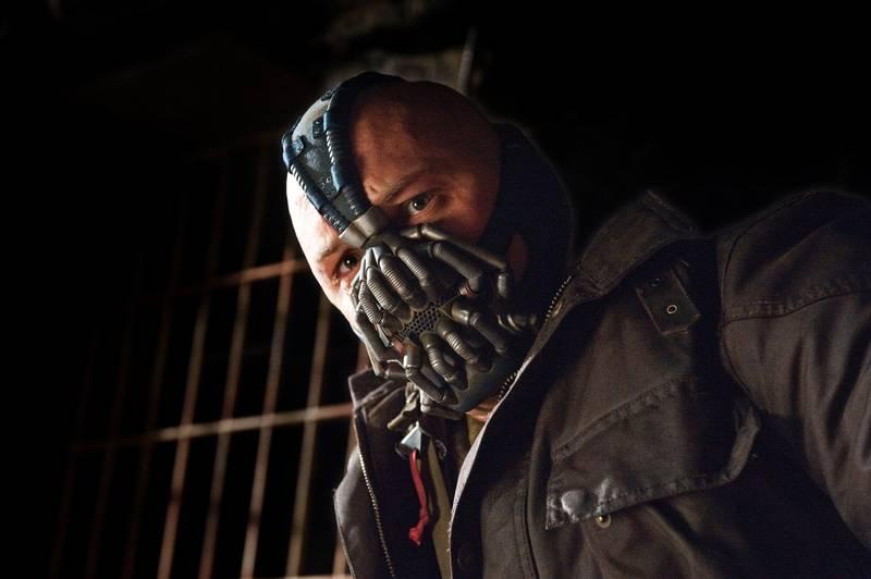 Tom Hardy som ”Bane”.