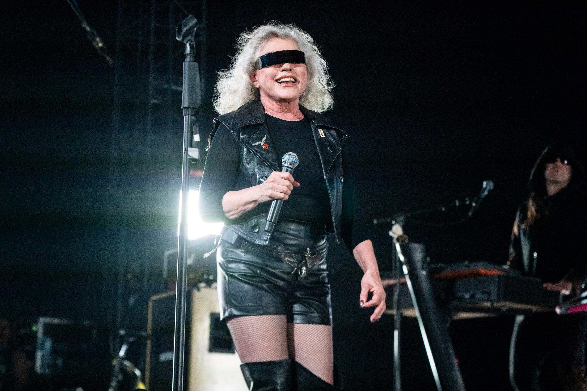 Blondies Debbie Harry på Coachella 2023.