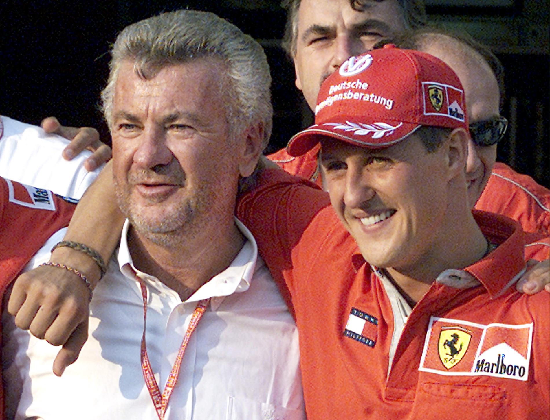 Willi Weber och Michael Schumacher.