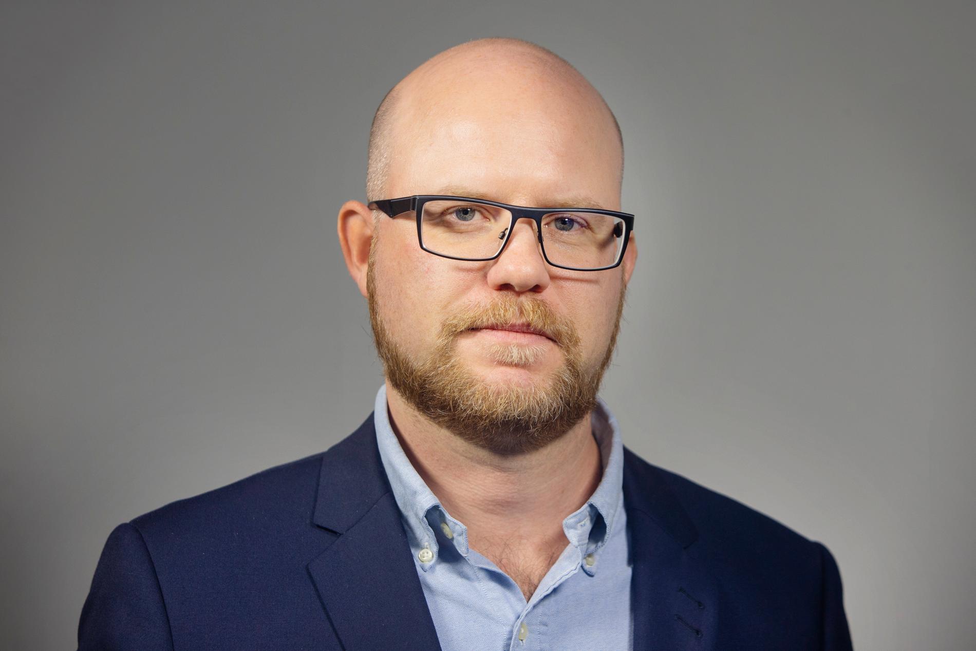 Kristian Ekenberg, bockkramare och kulturredaktör på Gefle Dagblad. 