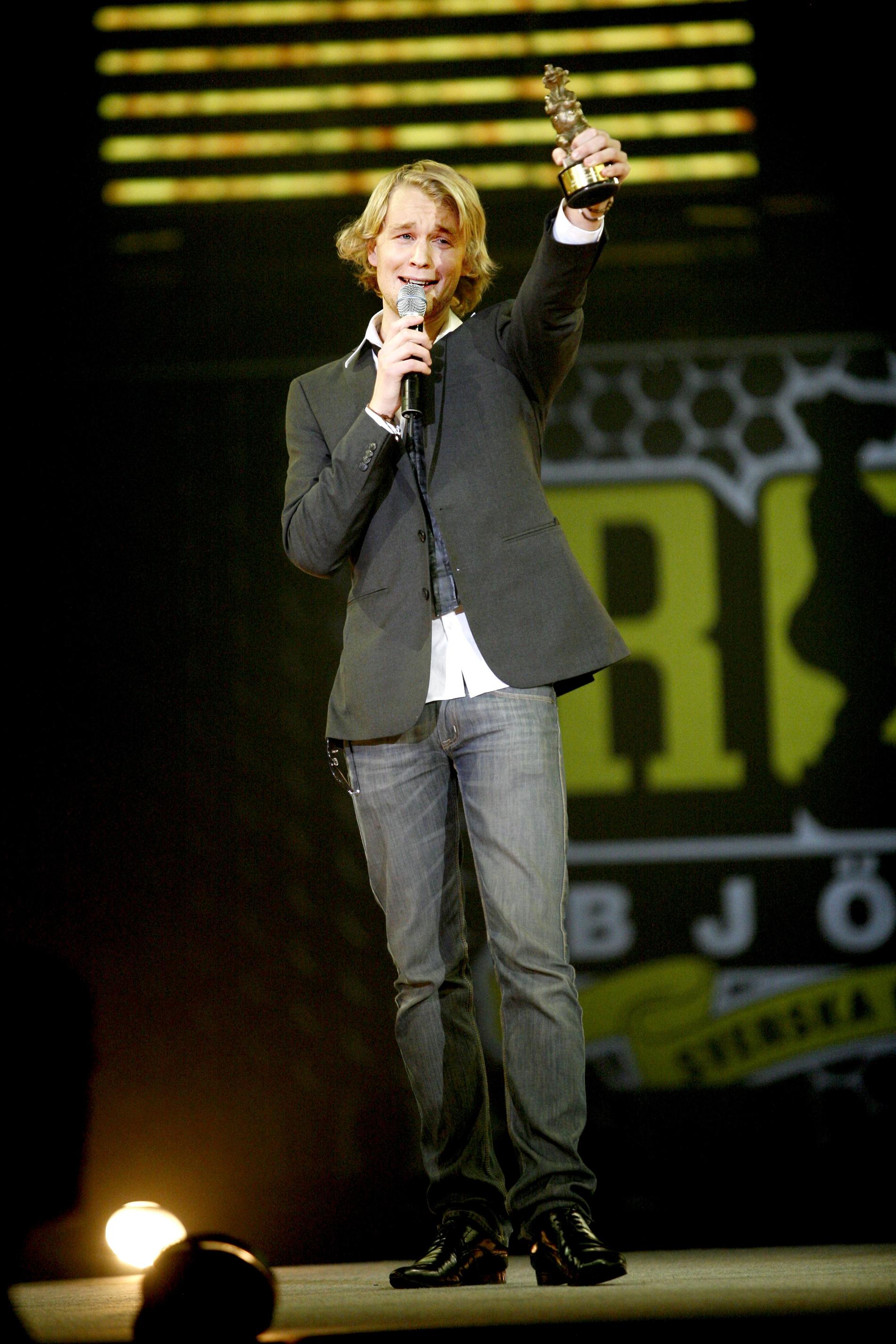 Blivande humorstjärna 2008 när Björn Gustafsson underhöll och gjorde succé på Rockbjörnengalan i Hovet var han fortfarande en nykomling.
