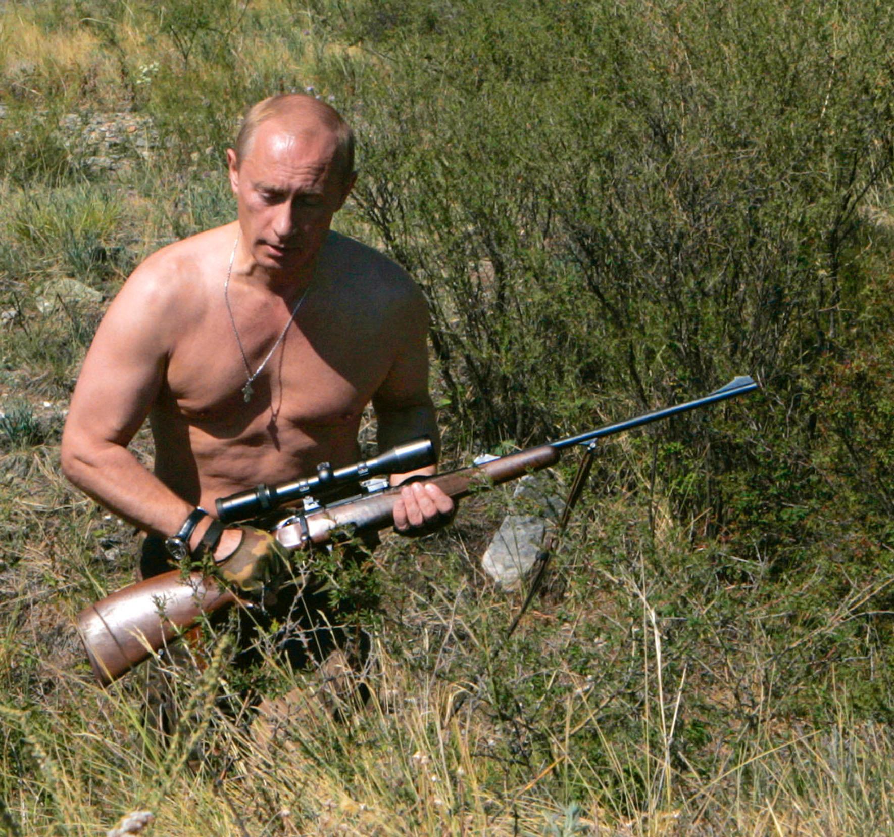 Putin har odlat sin machoimage.
