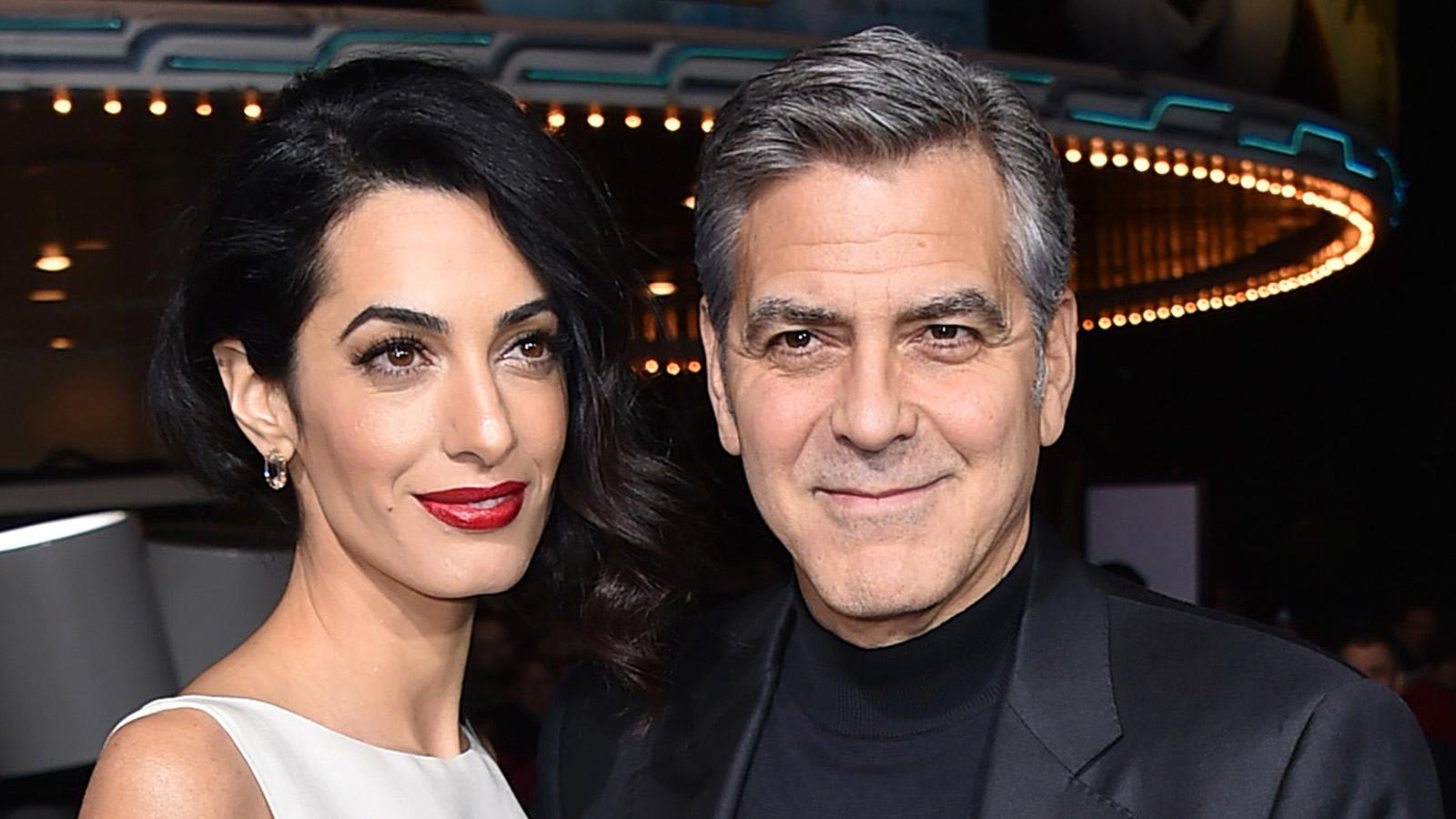 Amal och George Clooney.