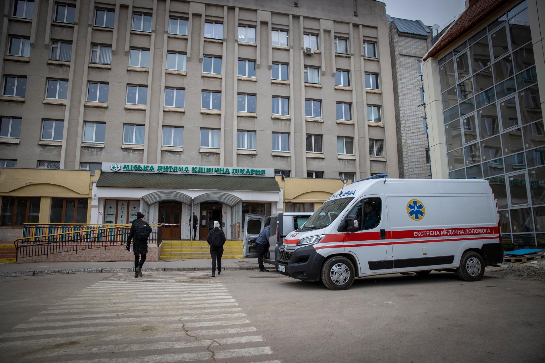 Sjukhuset i Lviv dit Solomia fördes.