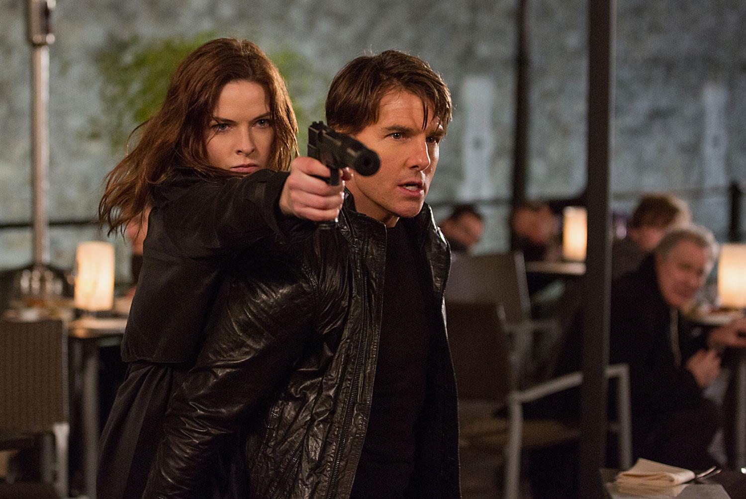 Rebecca Ferguson spelade mot Tom Cruise i ”Mission impossible: Rogue nation”.