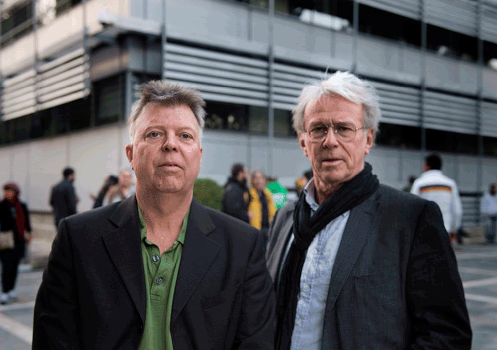 Aftonbladets Wolfgang Hansson och Ulf Höjer på plats i Nicosia.
