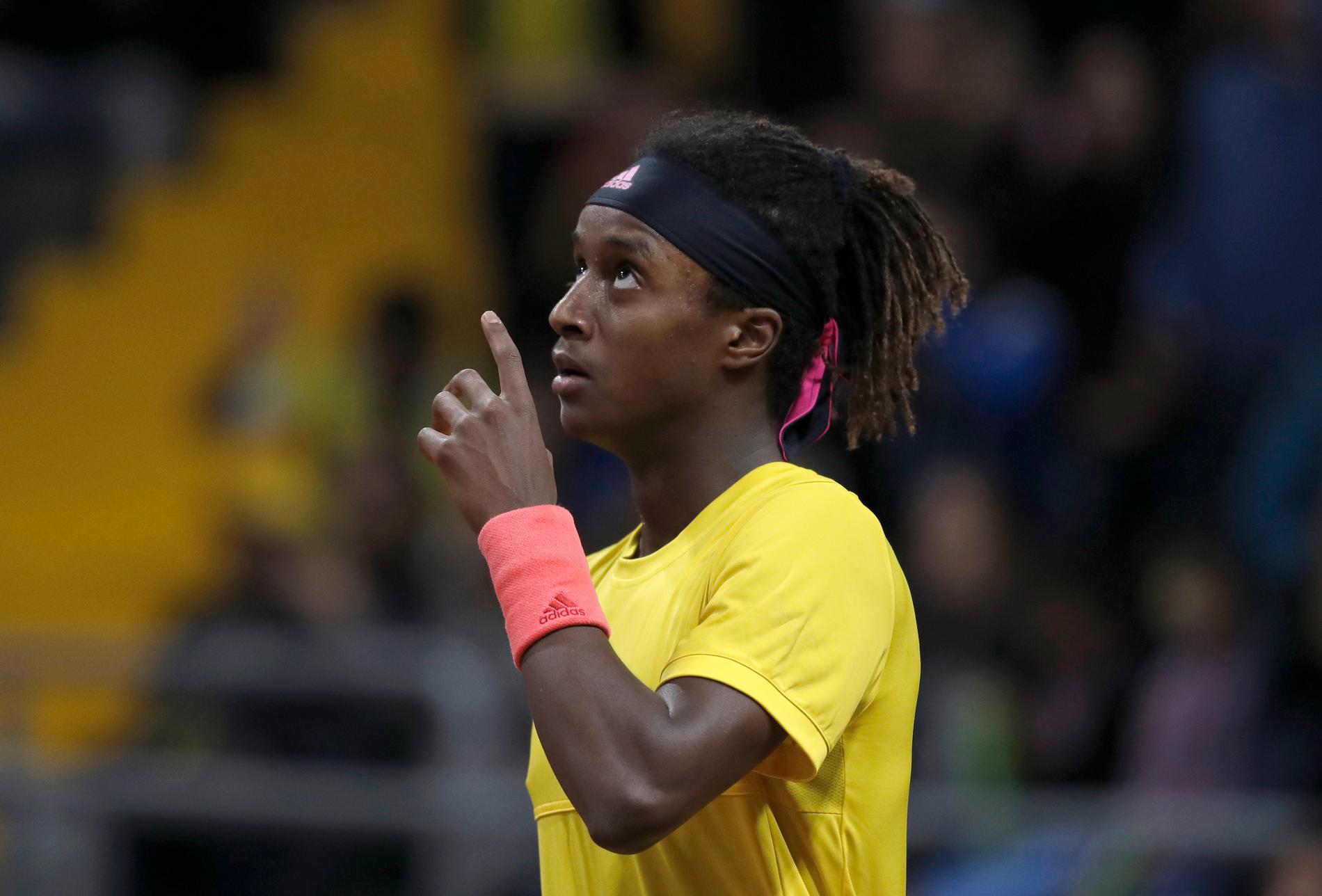 Ymer under Davis Cup-turnering i Colombia i februari 2019