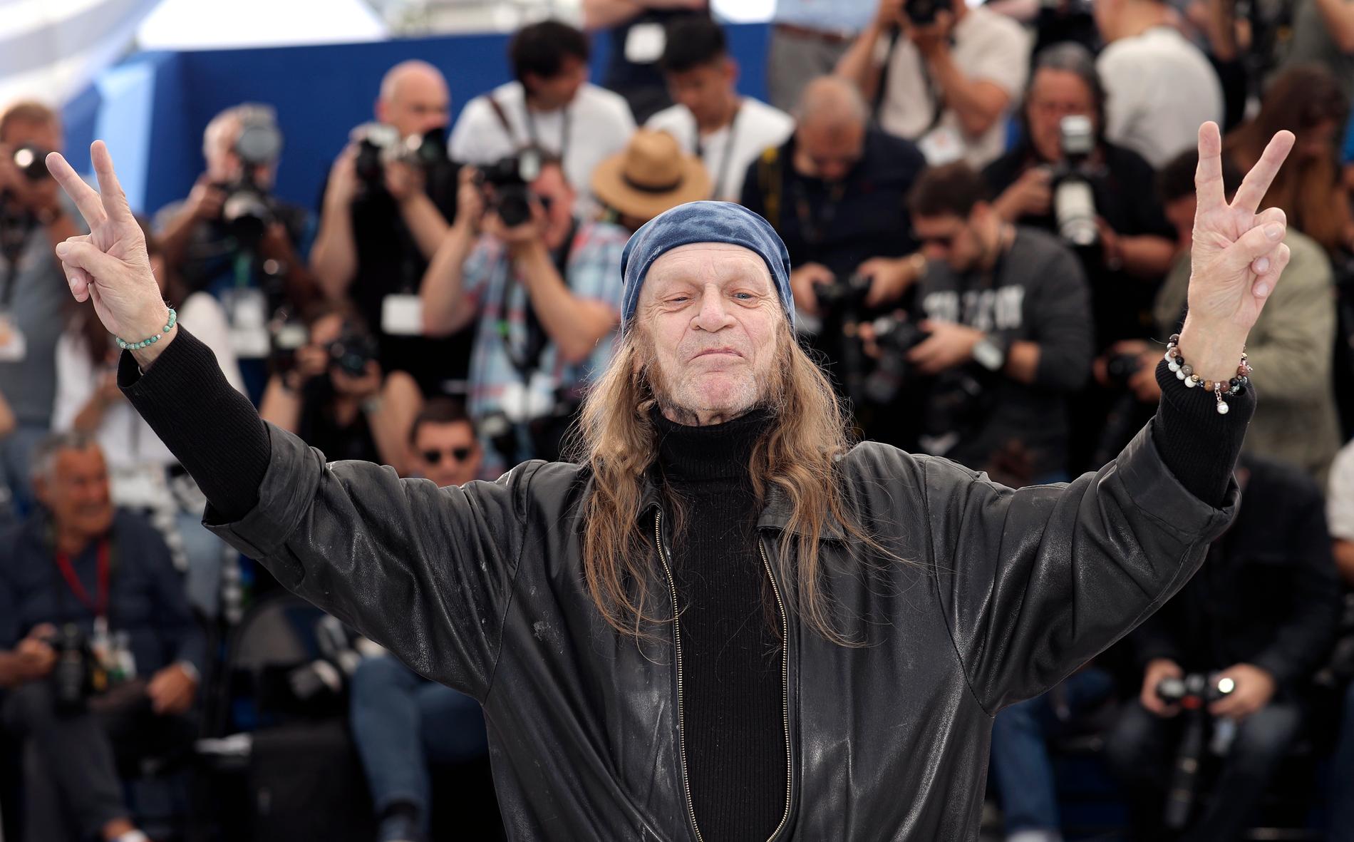 Skådespelaren Leon Vitali fotograferad på filmfestivalen i Cannes 2019. Arkivbild.