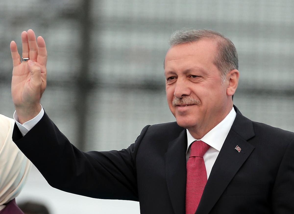 Recep Tayyip Erdoğan, president i Turkiet. Partiledare AKP.