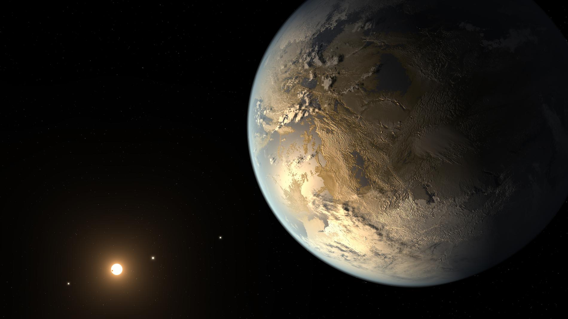 Av alla exoplaneter man hittat hittills så är Kepler 186 kanske den mest jordlika av dem alla. Planeten ligger dock smärtsamt långt bort: 500 ljusår från jorden. Dessutom är den kall. Minus 85 grader Celsius på ytan.