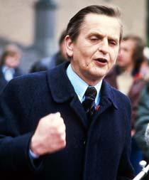 Statsminister Olof Palme mördades 1986.
