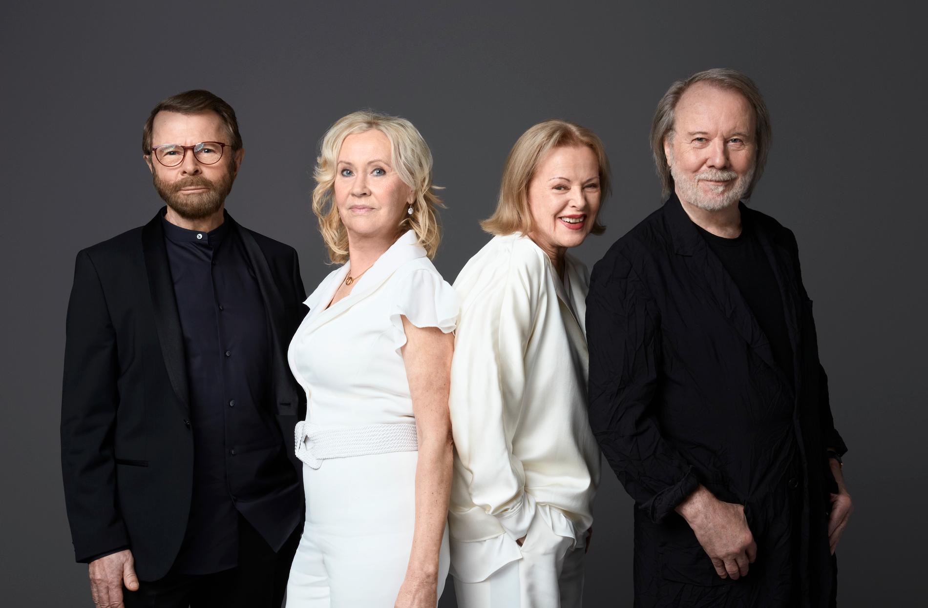 Abba 2021: Björn Ulvaeus, Agnetha Fältskog, Anni-Frid Lyngstad och Benny Andersson.