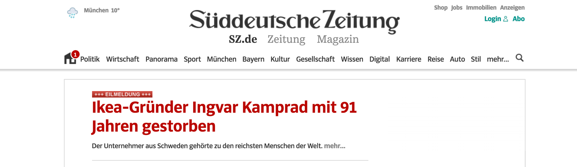 Frankfurter Allgemeine Zeitung.