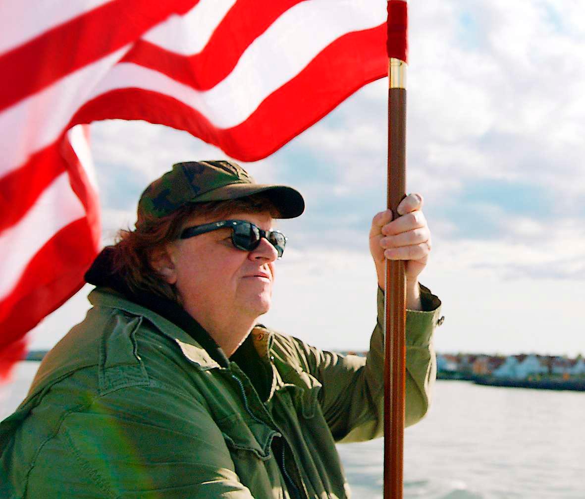 Filmaren Michael Moore i ”Where to invade next” som har Sverige­premiär i kväll.