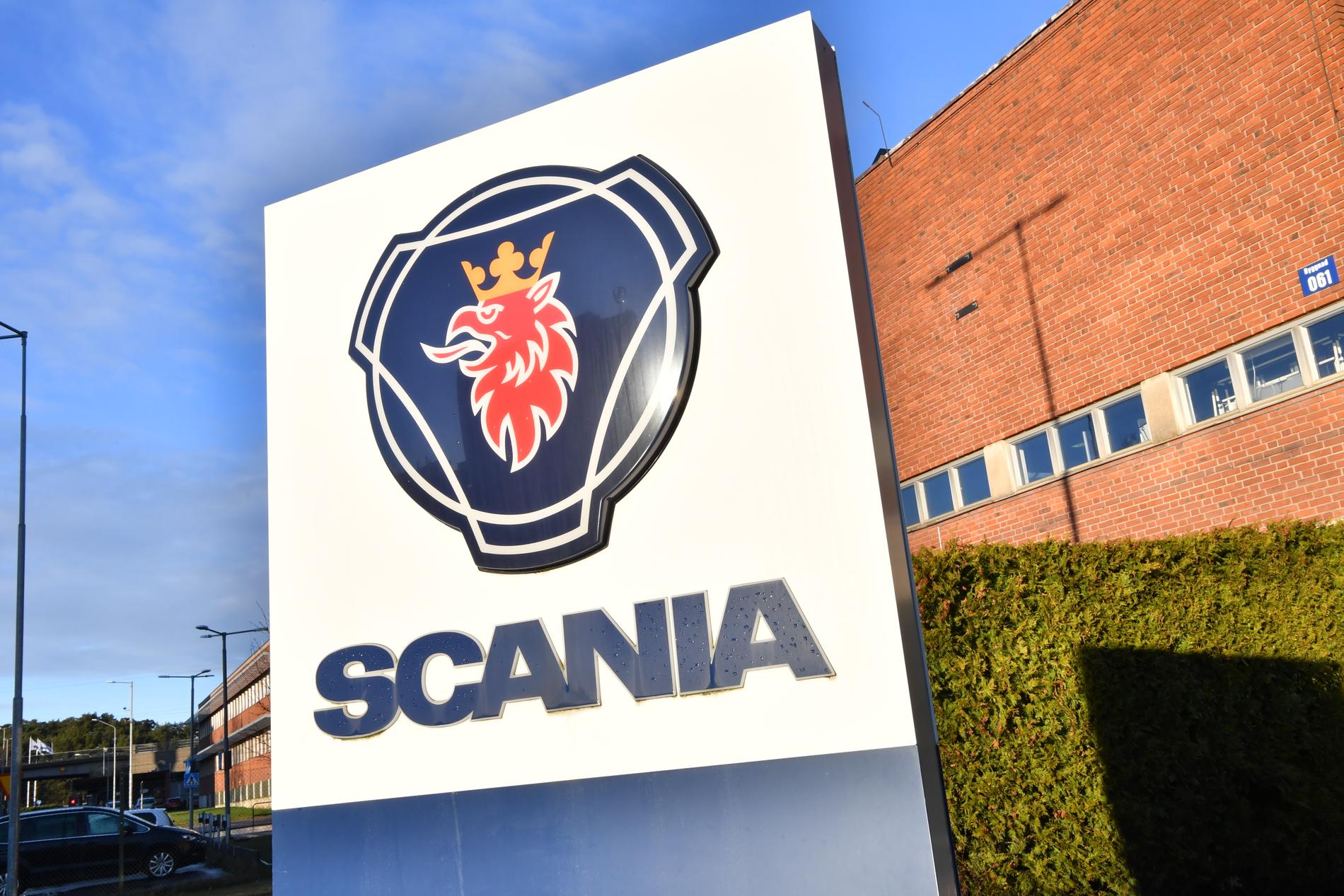 Lastbilstillverkaren Scania drar tillbaka utdelningsförslaget till aktieägarna. Arkivbild.